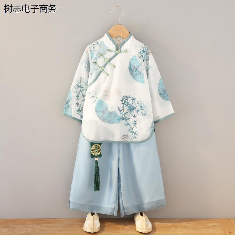 儿童古风中秋汉服套装秋