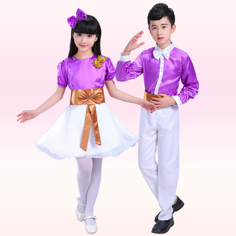 六一儿童合唱服演出服表演歌唱