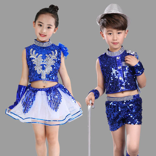 六一儿童演出服街舞套装男童嘻哈