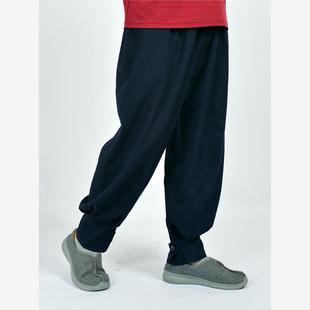 苎麻男女宽松打坐僧服收口禅意居士夹棉免绑腿僧裤 夏季 禅修裤