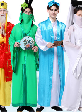 成人反串戏服许仙服装白素贞古装演出服白蛇传新白娘子传奇表演