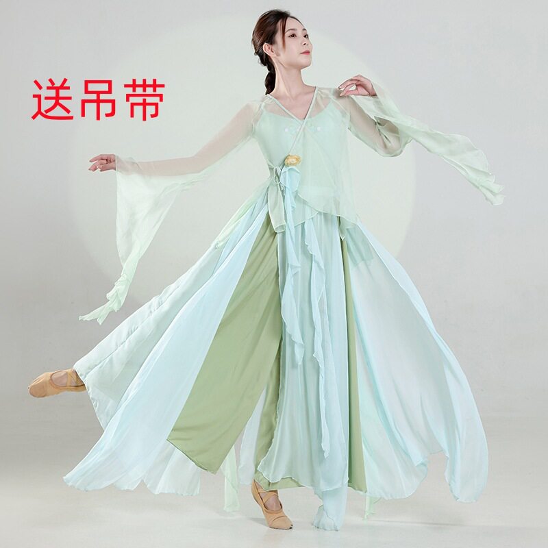 古典舞蹈服女飘逸演出服练功服
