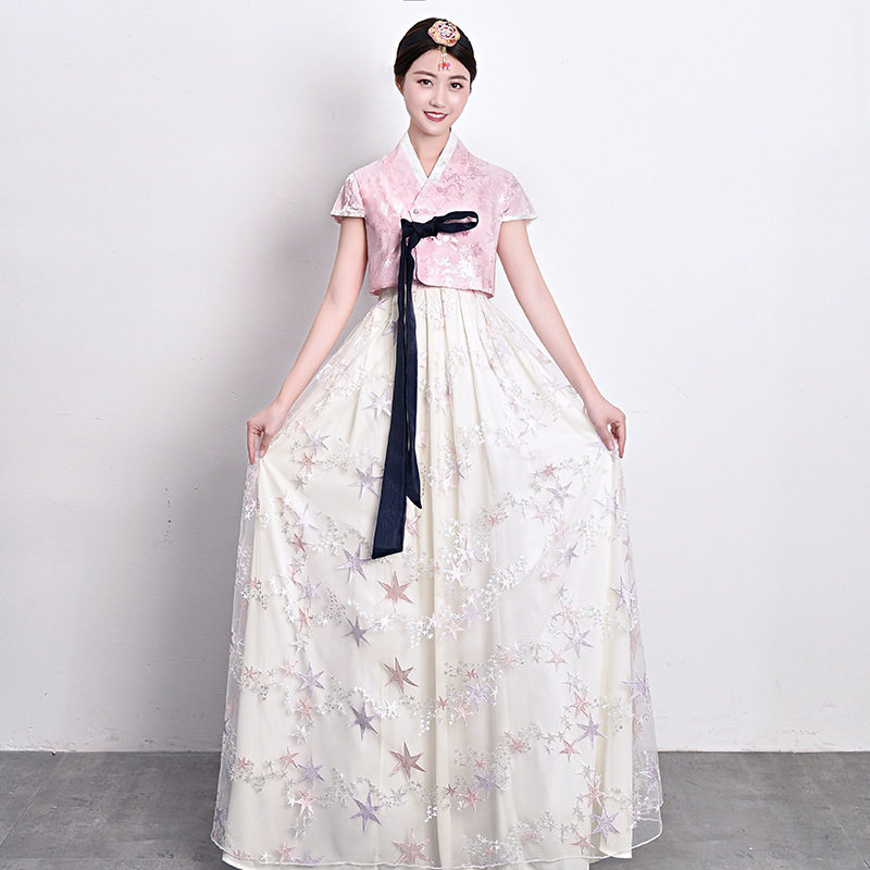 成人春夏高端韩服纱裙女传统宫廷