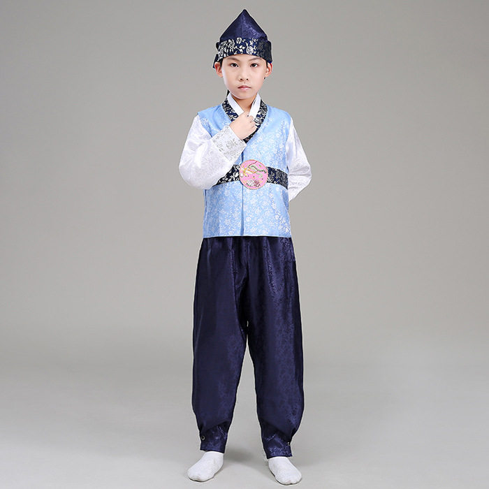 男童韩服新款韩国帽子朝鲜族