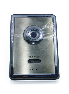 TOTO隐藏式暗装蹲便大便池红外线冲水感应器DCE603U/DCE603UE配件