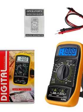 数字multimeter万用表XL830L便携式高精度数显万能表带背光电工