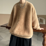 秋冬新款港风vibe潮牌慵懒风宽松套头圆领毛衣608-TM260-P60控88，男装针织衫/毛衣，星座608(原A046)