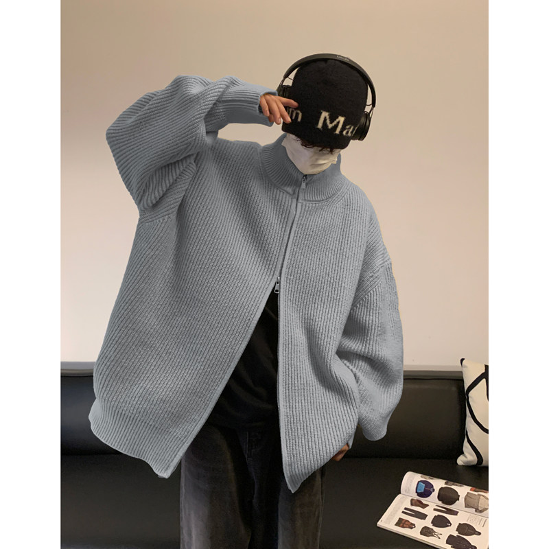 秋冬拉链开衫立领毛衣XZ608-HM246-特P46,男装针织衫/毛衣,星座608(原A046)