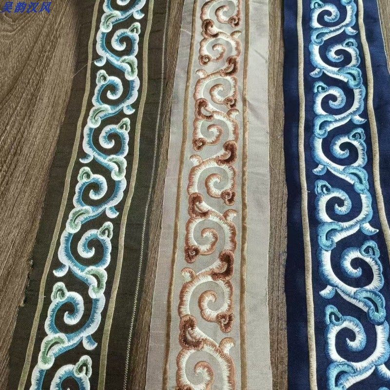 6厘米宽绣花花边织带窗帘软装靠垫移门镶嵌包边云舒云卷,居家布艺,花边,淘宝优惠券,粉丝福利购,淘宝优惠卷