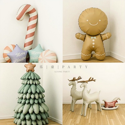 Christmas Balloons 哑光氛围商店居家小众节日气氛布置装饰气球