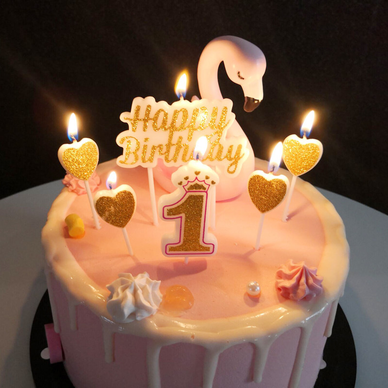创意生日蜡烛数字无烟浪漫网红ins可爱儿童派对布置蛋糕装饰摆件