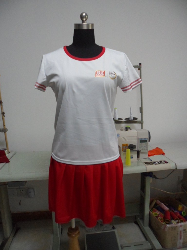 包邮定做秋冬超市酒水牛奶休闲食品员工导购工服促销员工作服生产