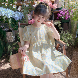 女童裙子夏季2026新款儿童超好看洋气薄款棉布公主裙夏装女孩裙子