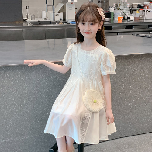女童连衣裙夏装2026新款儿童超好看薄款洋气公主裙夏季小女孩裙子