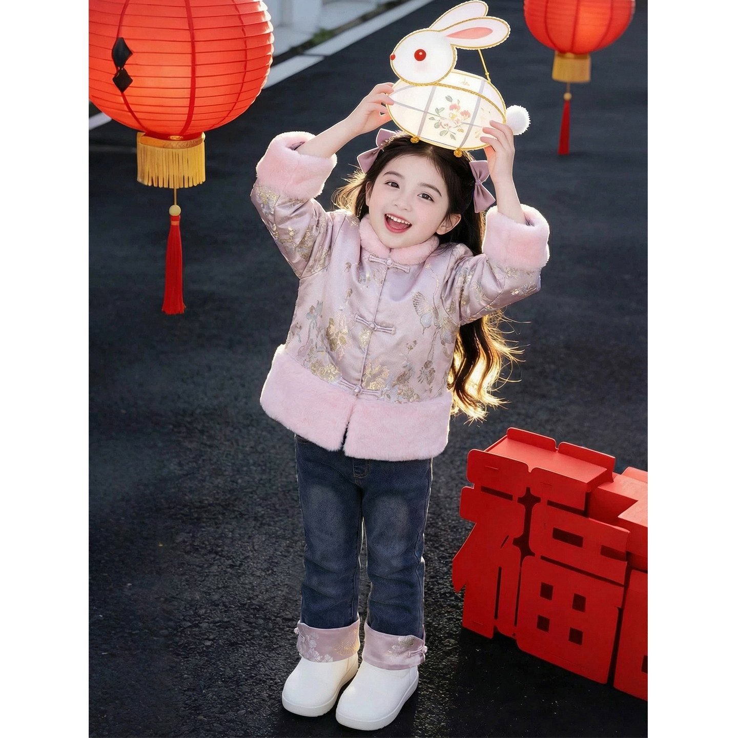 女童冬装套装2026新款儿童洋气汉服国风中式加厚爆款女孩两件套潮,童装/婴儿装/亲子装,套装,淘宝优惠券,粉丝福利购,淘宝优惠卷