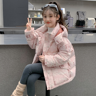 女童冬装2026新款棉服儿童网红洋气加厚羽绒棉袄女孩冬季棉衣外套