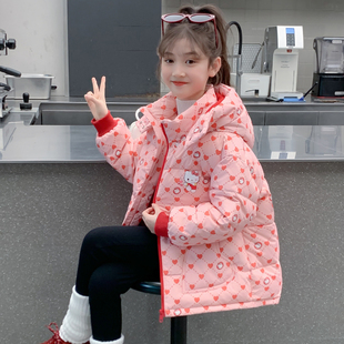 女童棉服2025新款冬装儿童洋气时髦加厚羽绒爆款棉袄冬季女孩外套