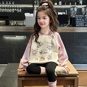 女童春装 小女孩衣服 春秋款 2026新款 卫衣儿童超好看洋气时髦打底衫