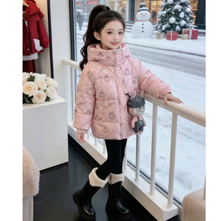 女童羽绒服冬季2026新款儿童洋气爆款加厚90白鸭绒小女孩冬装外套
