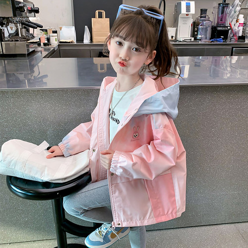 春季女童卡通外套新款