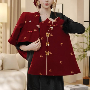 女童套装冬装2025新款儿童洋气时髦国风中式两件套小女孩冬季衣服