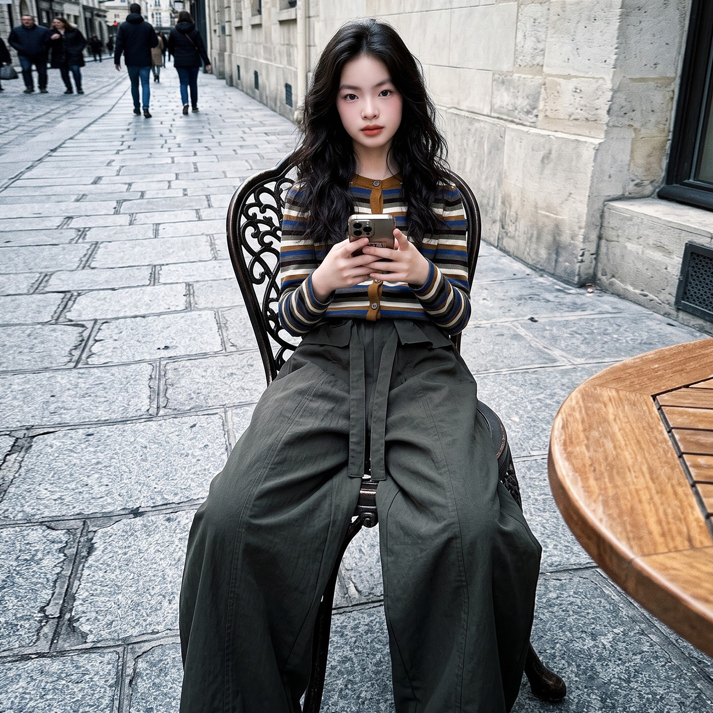 女童秋装套装2026新款洋气儿童时髦韩毛衣开衫两件套女孩春秋衣服