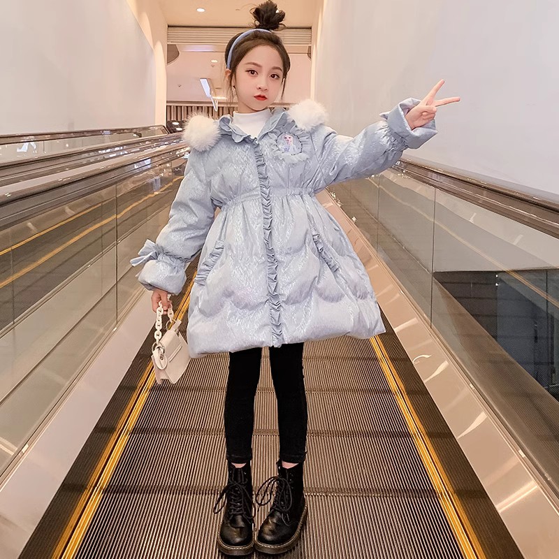 女童加厚冬季棉服新款