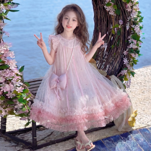 女童连衣裙夏2026新款洋气儿童时髦网红韩版公主裙女孩夏款裙子潮