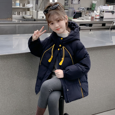 女童棉服2025新款冬季儿童洋气时髦加厚羽绒棉袄外套女孩冬装棉衣