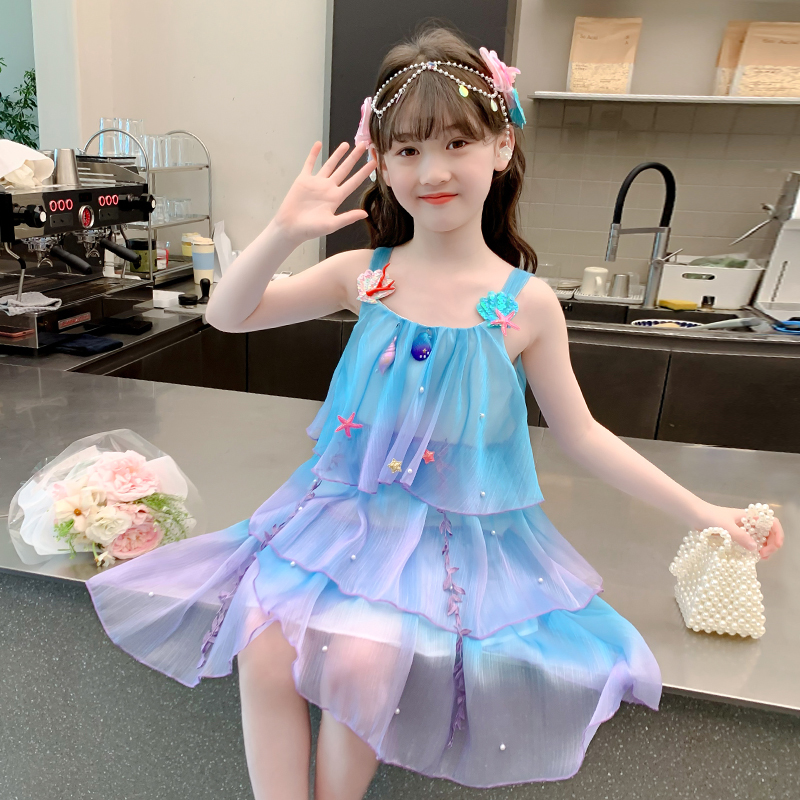 女童洋气夏季时尚连衣裙