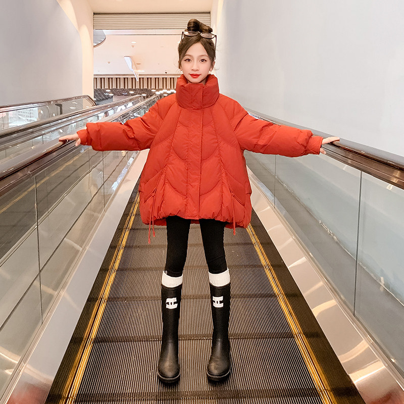 加厚女童冬季羽绒服新款