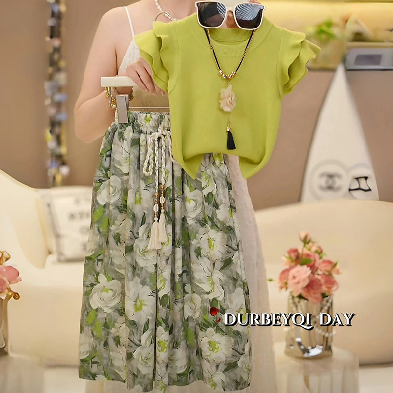 女童夏装套装2025新款儿童洋气时髦好看雪纺休闲裤夏季女孩两件套,童装/婴儿装/亲子装,套装,淘宝优惠券,粉丝福利购,淘宝优惠卷