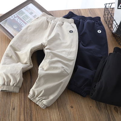 青岛童装工厂店儿童洋气休闲棉裤