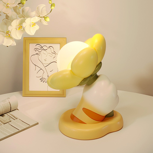 护眼台灯卧室床头灯桌面氛围灯插电式小夜灯摆件女生创意生日礼物
