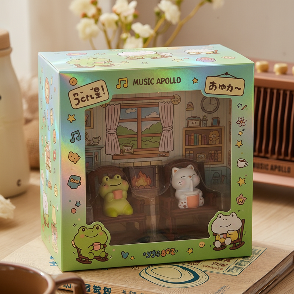 桌面摆件卡通动物软萌治愈系树脂