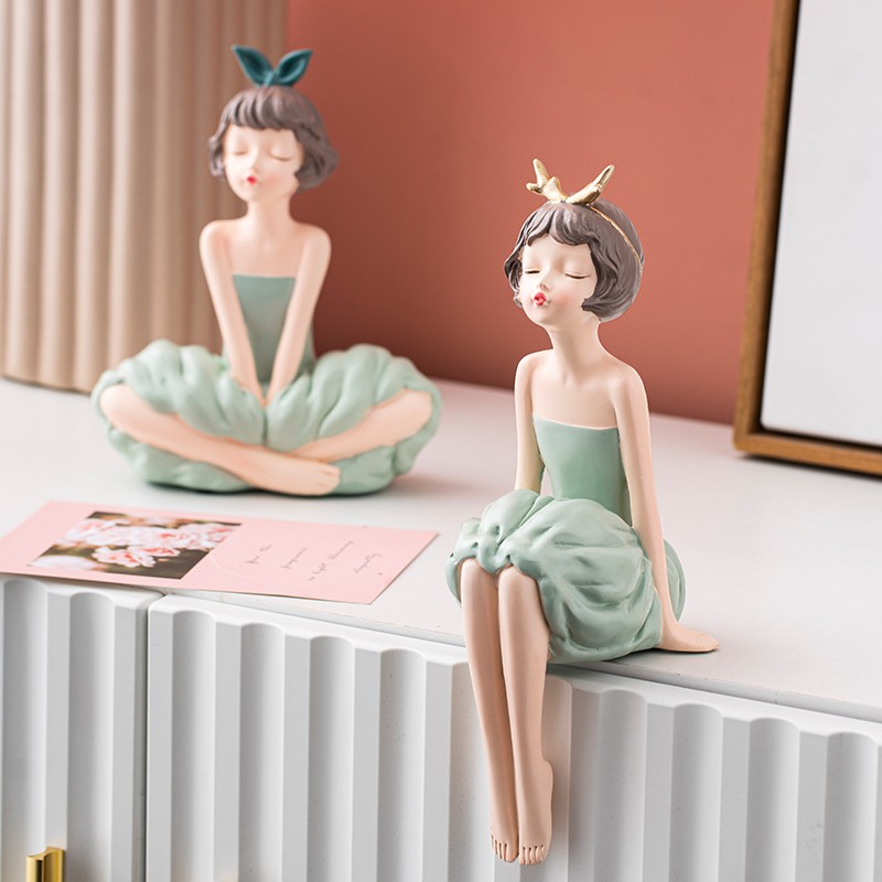 ins风树脂工艺品摆件创意人物