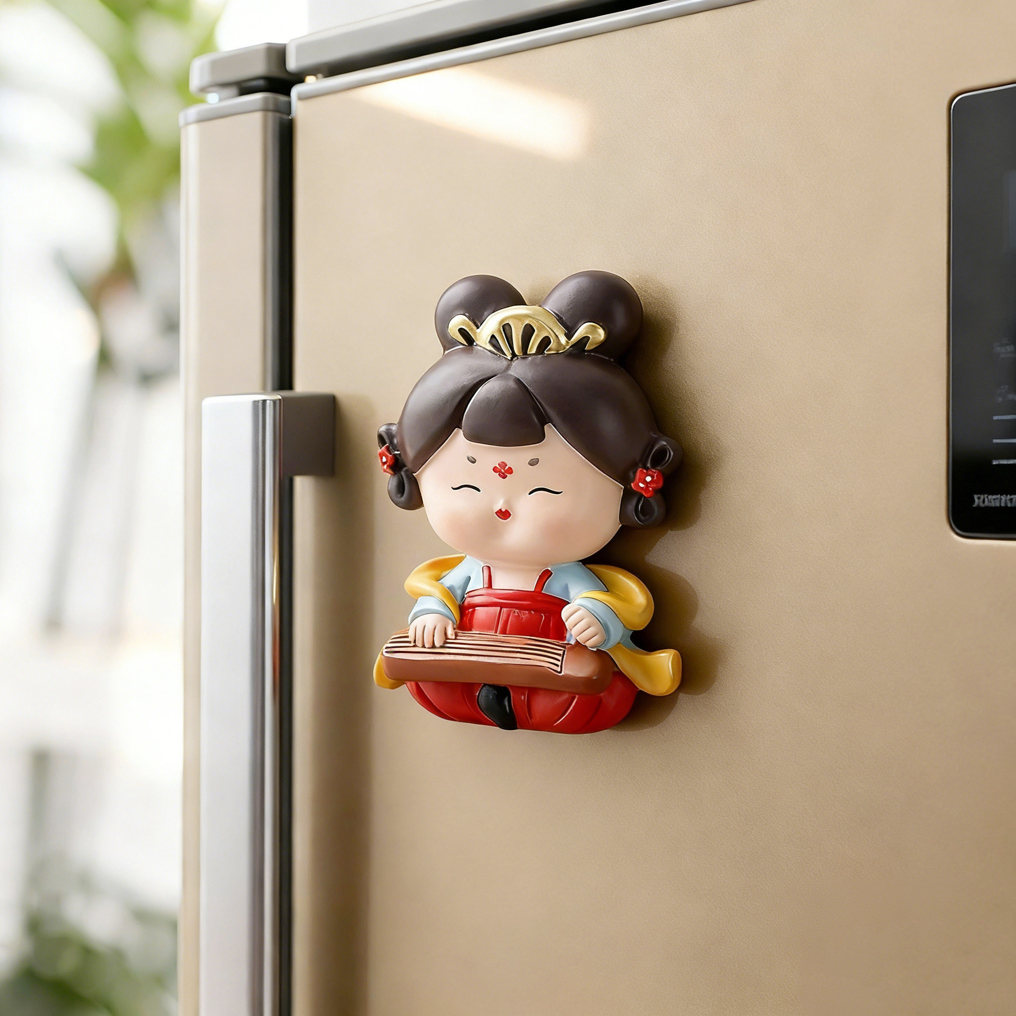新中式古风人物冰箱贴树脂装饰摆件节日礼物国风潮玩包挂,家居饰品,装饰摆件,淘宝优惠券,粉丝福利购,淘宝优惠卷