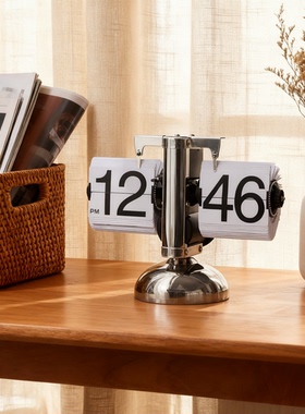 德国不锈钢翻页日历桌面摆件