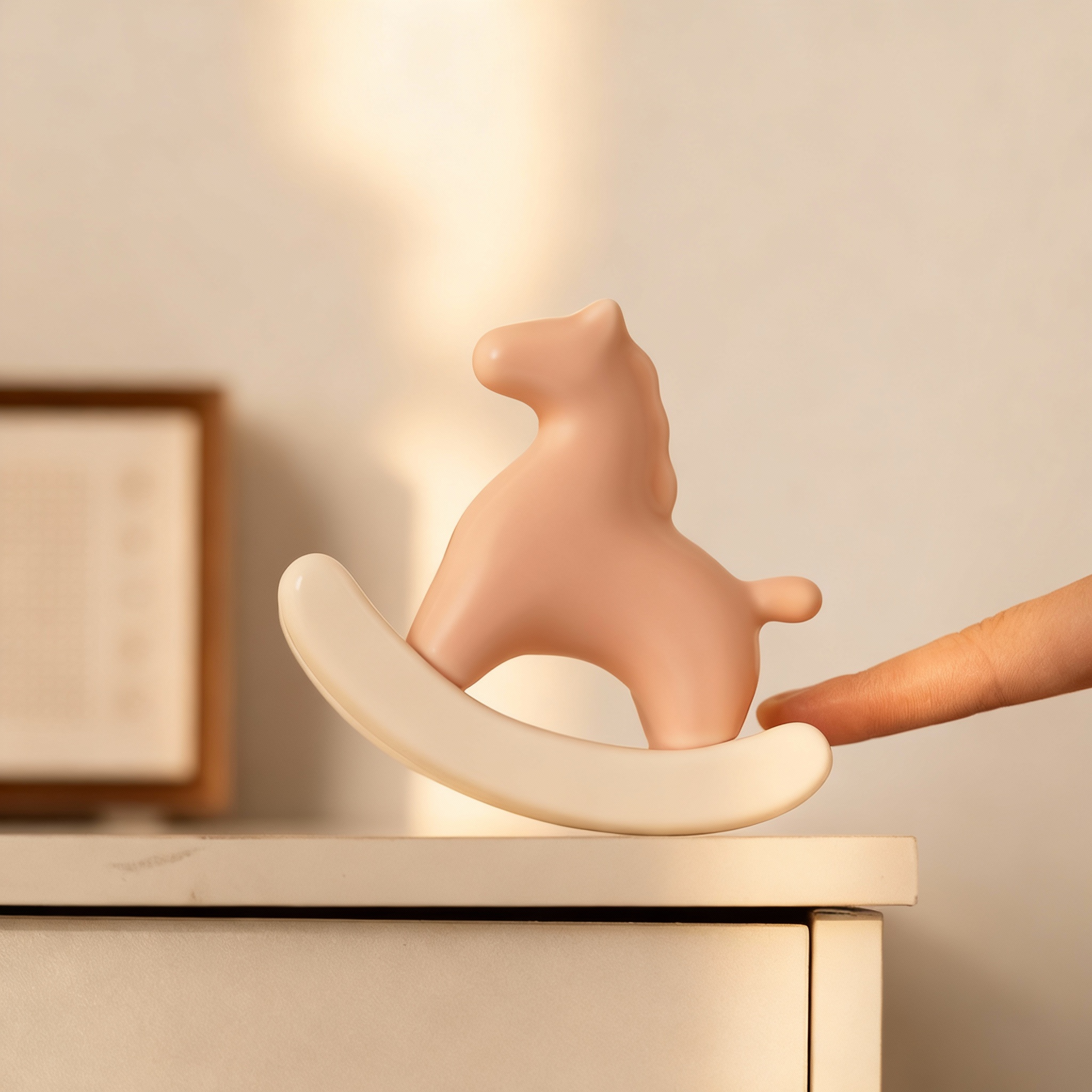 ins风可爱小马摇摆挂件