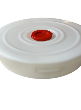 直径60公分加厚车载塑料圆柱矮水桶食品级80斤床车改装备胎坑水箱