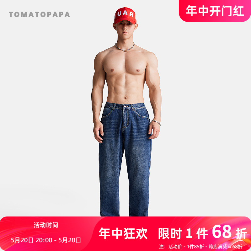 tomatopapa拉链长裤牛仔水洗四季