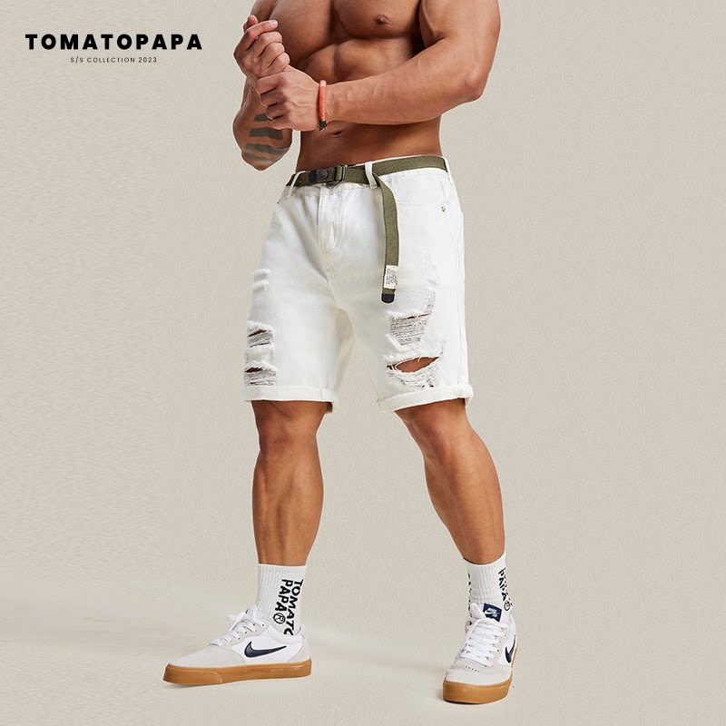 tomatopapa拉链短裤夏季