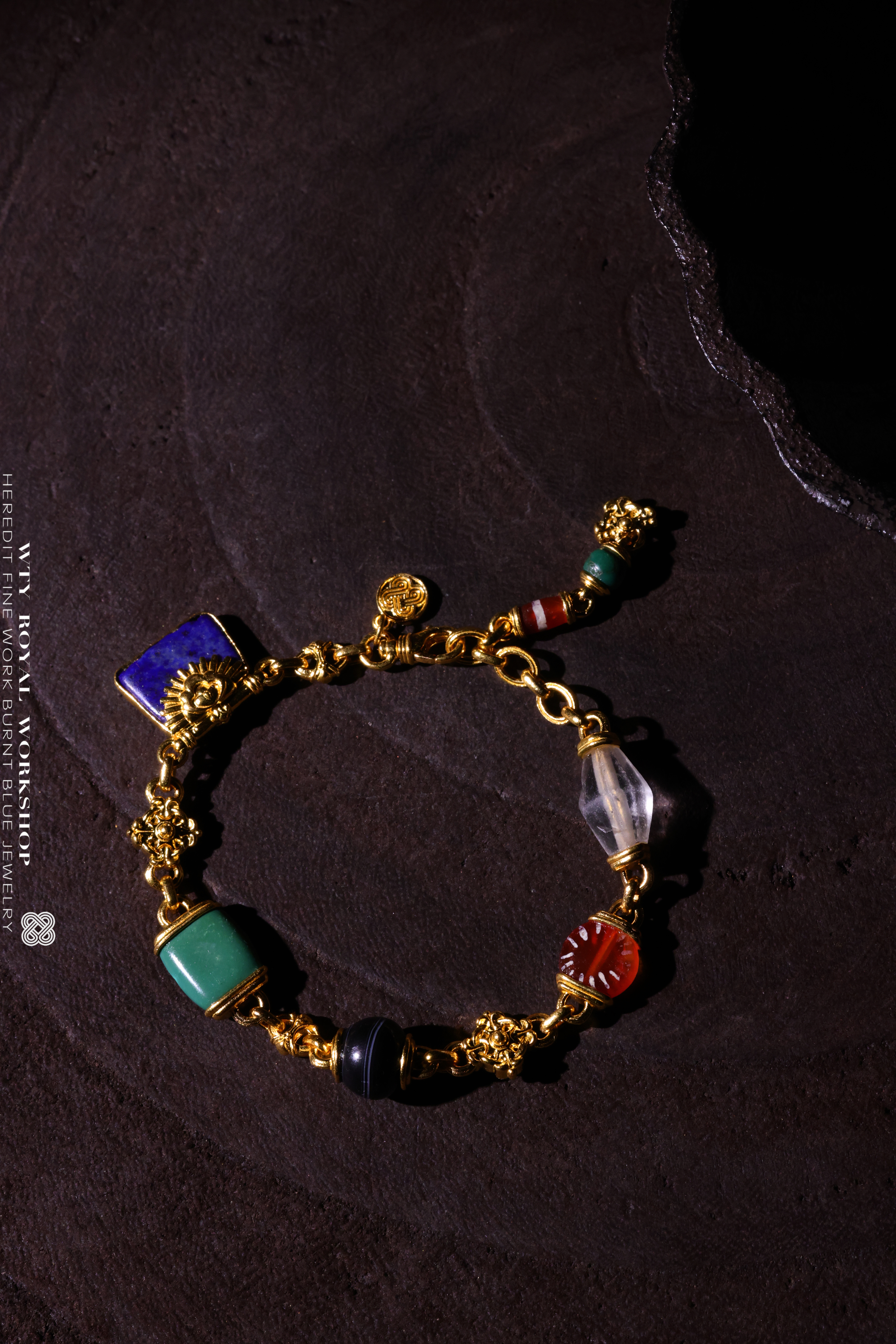 梧桐雨造办处细工足金多宝手链