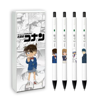 日本zebra斑马名侦探柯南限定笔cjj6中性笔DIY怪盗基德按动刷题黑色笔咒术回战C-JJ6五条悟官方旗舰店官网