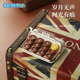 哆啦A梦复古打字机停车牌可爱临时停车号码牌隐藏式机器猫新车礼