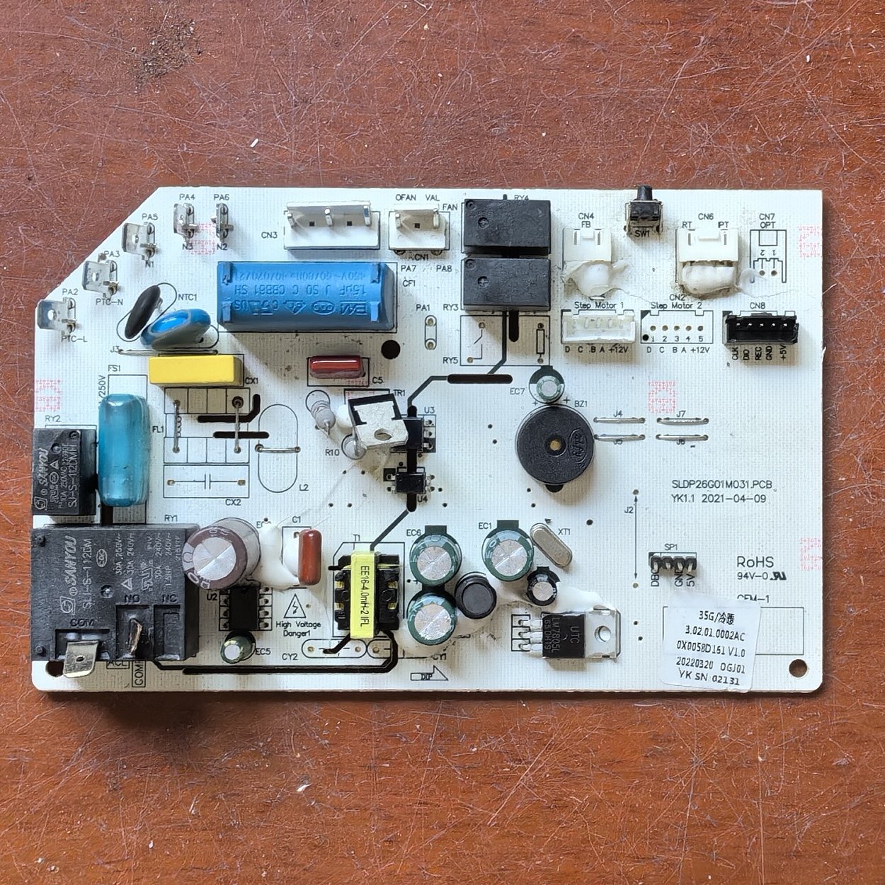 月兔空调电脑板主板 SLDP26G01M031.PCB KFRD-35G LH-04AF 已测试