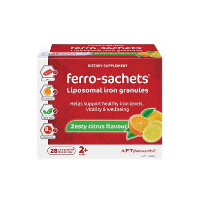 新西兰费罗Ferro补铁剂补铁粉冲剂孕妇叶酸哺乳孕期产后成人儿童