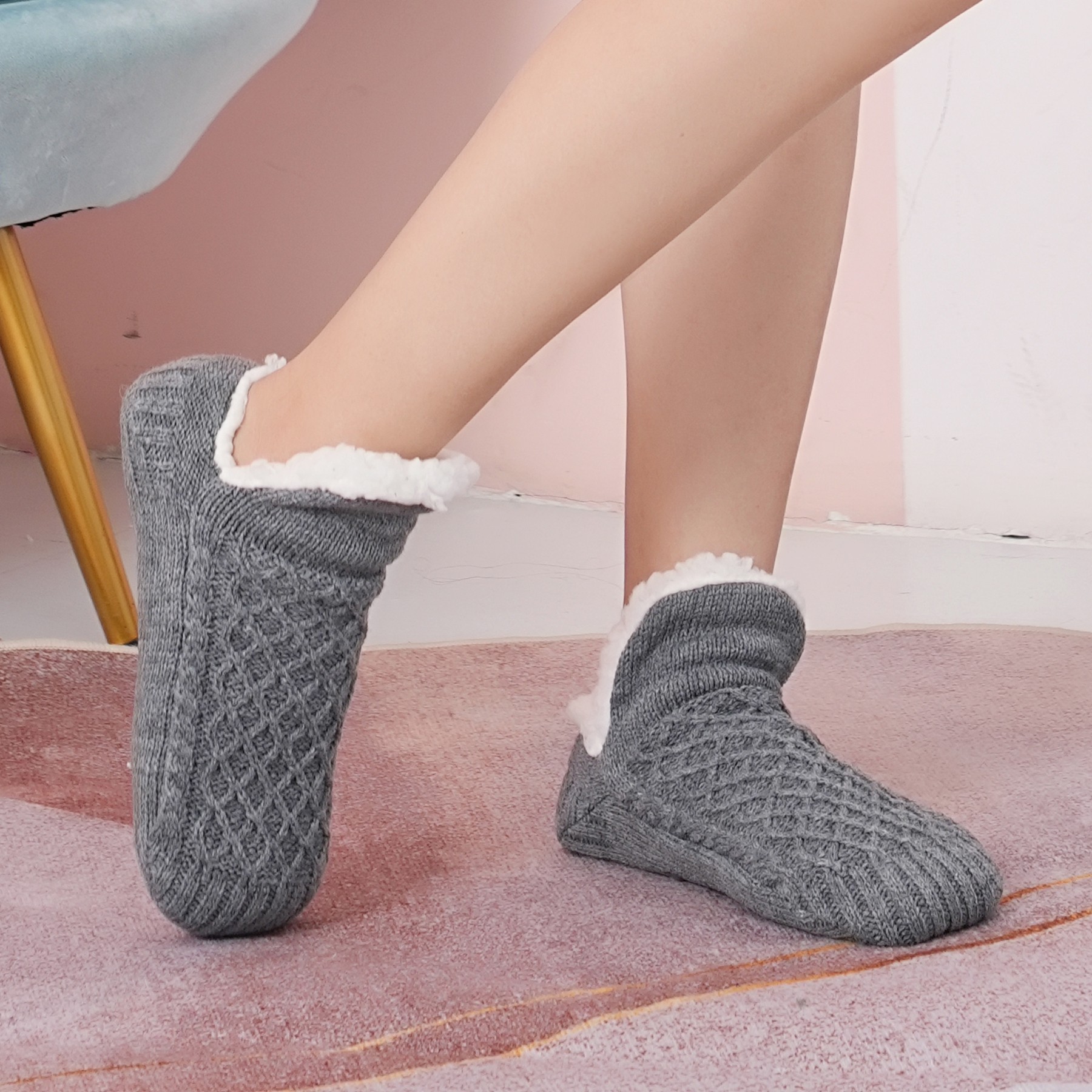 秋冬加厚加绒拖鞋袜子女士保暖袜套居家防滑护脚地板鞋袜成人袜拖,女士内衣/男士内衣/家居服,短袜,淘宝优惠券,粉丝福利购,淘宝优惠卷