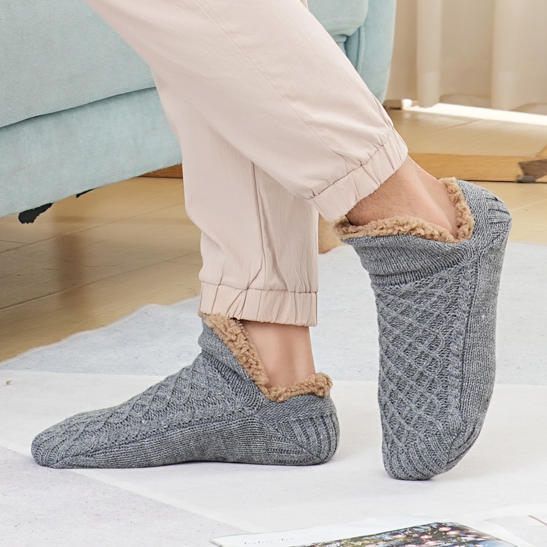 冬女士保暖地板袜成人加绒加厚防滑鞋袜居家羊羔绒拖鞋袜地毯袜子,女士内衣/男士内衣/家居服,短袜,淘宝优惠券,粉丝福利购,淘宝优惠卷