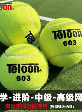 Teloon天龙网球rising603复活801专业练习初学训练比赛网球